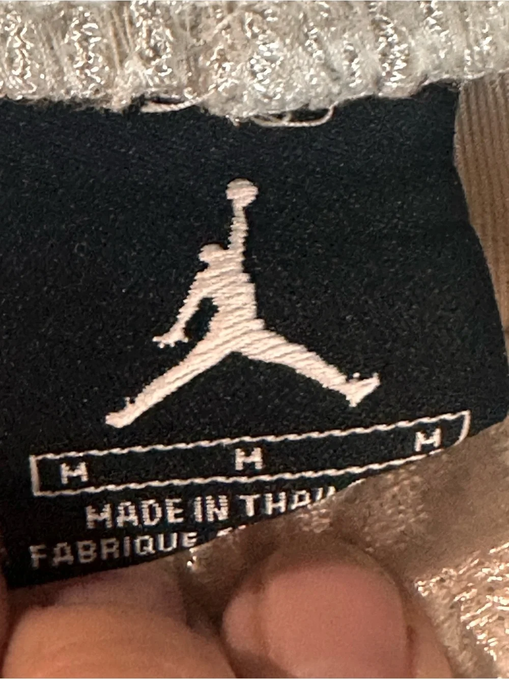 Jordan White Mesh Basketball Shorts with Black Jumpman